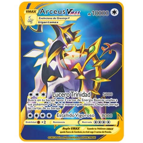 Points Arceus Vmax Card Limited Edition Collection Gift Fyndiq