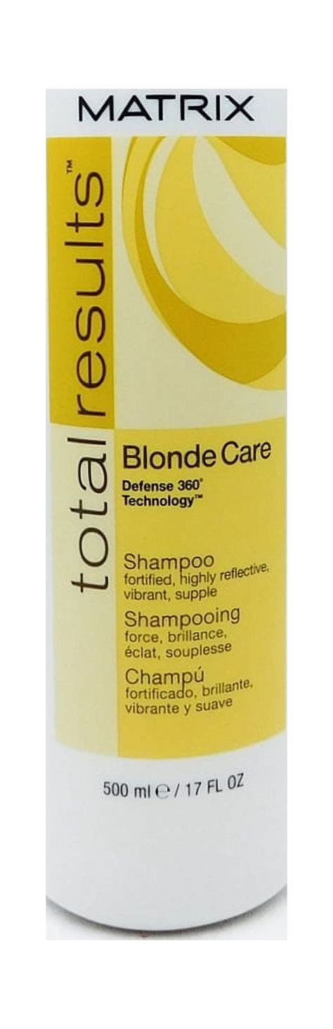 Matrix Total Results Blonde Care Shampoo 17 Fl Oz Walmart