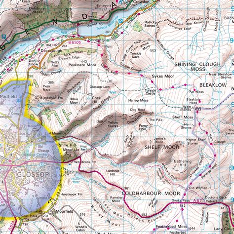 Peak District National Park Map