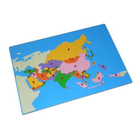 Puzzle Map of Asia – Montessori Materials, Learning Toys and Furniture ...