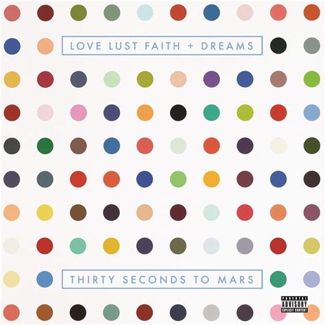 Thirty Seconds To Mars Love Lust Faith And Dreams Cd Cover E