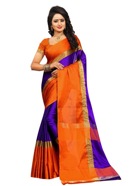 Printed Wedding Wear And Casual Wear Cotton Silk Fancy Saree With