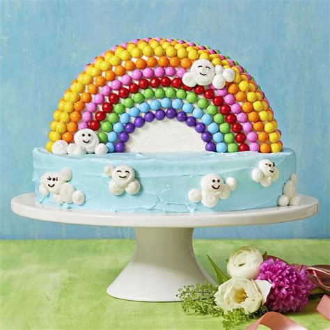 Best Rainbow Cloud Cake Recipe - How To Make Rainbow Cloud Cake