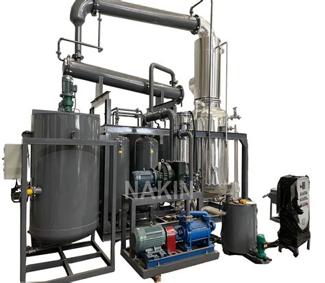 1 Ton Per Day Black Oil Refinery Plant Used Motor Oil Recycling Machine