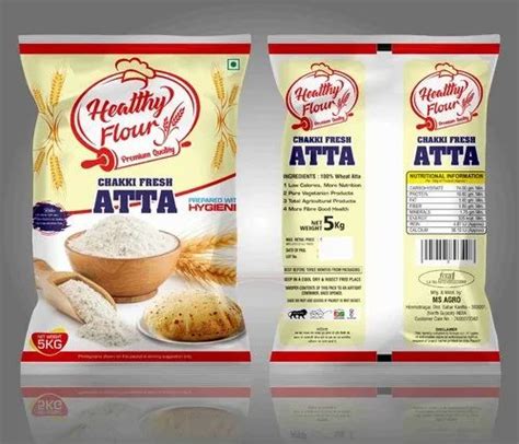 Whole Wheat Kg Healthy Flour Chakki Fresh Atta Packaging Type