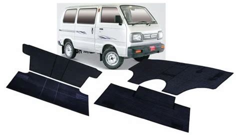 Black Maruti Omni Rubber Floor Mat For Vehicle Rectangular At