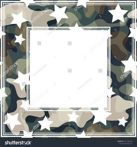 Camo border Stock Illustrations, Images & Vectors | Shutterstock