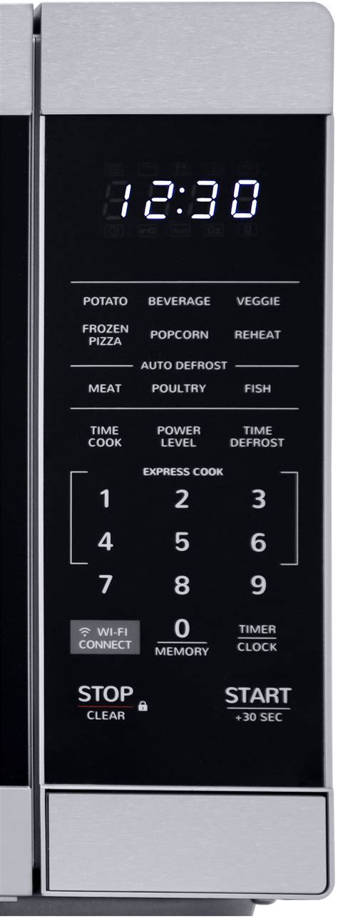 Sharp 11 Cu Ft Stainless Countertop Microwave Works With Alexa Stainless Steel Smc1169hs