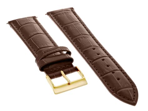 24mm Leather Watch Strap Band For Omega Seamaster Railmaster Light