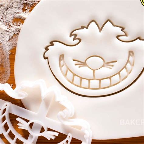 Cheshire Cookie Cutter Alice Adventures In Wonderland Themed Etsy