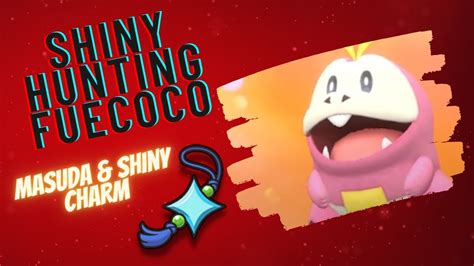 Live Shiny Hunting Fuecoco Via Masuda Method Pok Mon Scarlet Youtube