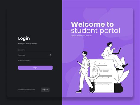 Student Portal Login Ui By Sauldesign On Dribbble
