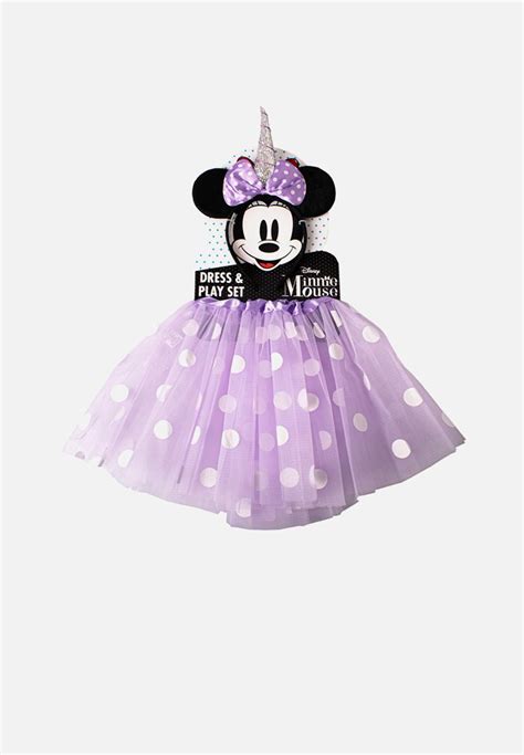 Minnie Mouse Dress And Play Set Purple Character Group Dresses And Skirts