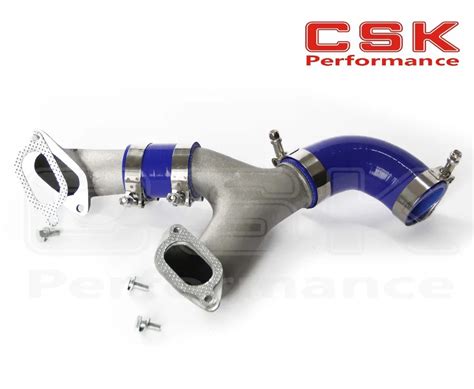 Aluminum Top Mount Intercooler Y Pipe Kit Fit For Subaru Impreza