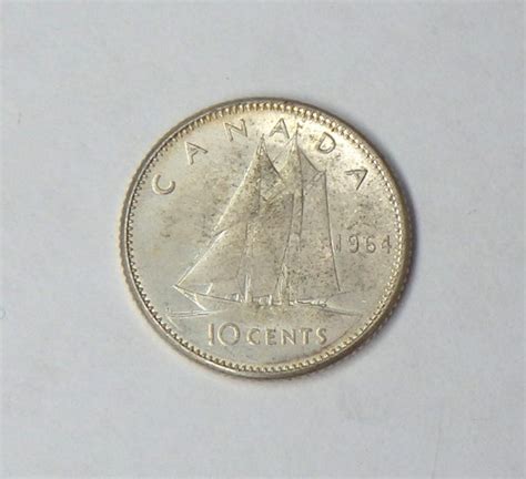 Canada 10 Cents 1964 Central Lakes Coins