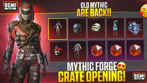 Bgmi New Mythic Forge Crate Opening Bgmi New Mythic Forge Crate