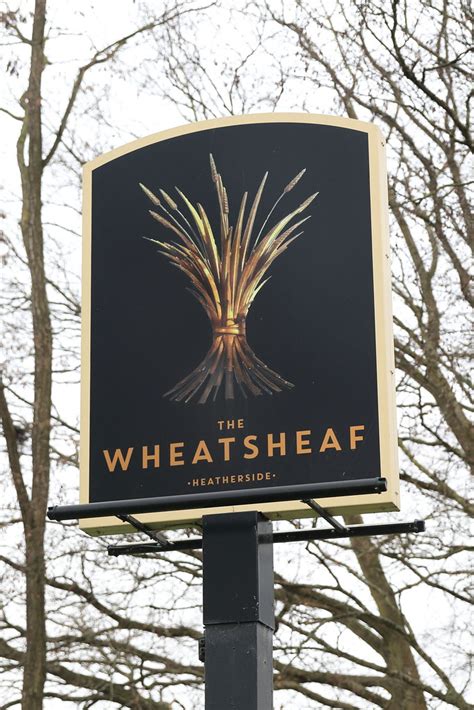 The Wheatsheaf Pub Sign Camberley Surrey UK David Seall Flickr