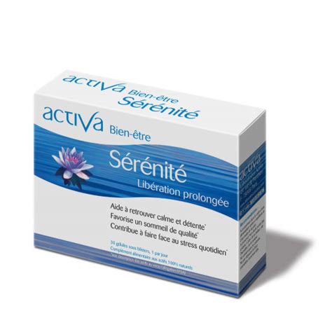 Activa Bien Etre S R Nit Capsules Pharmacie En Ligne