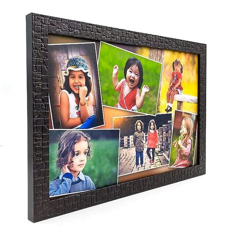 Ajanta Royal Wood Personalized Collage Photo Frames For Walls