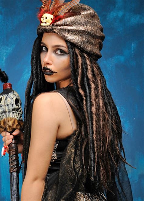 Womens Halloween Deluxe Voodoo Dreadlock Wig