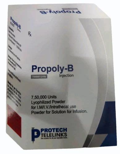 Polymyxin B For Injection Usp 7 50 000 Units At ₹ 600 Vial Pharmaceutical Injection In New