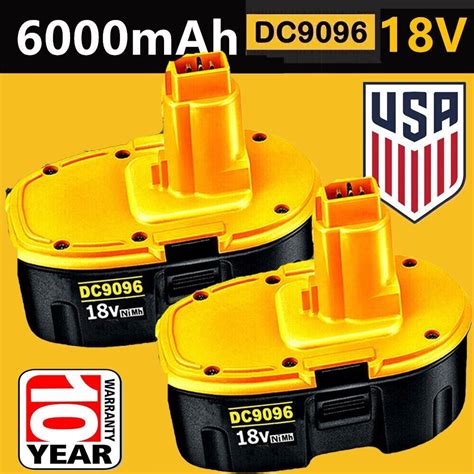 Pack V For Dewalt Volt Dc Dc Nimh Battery Dc New