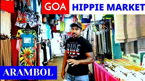 Arambol Hippie Market Goa Russian Market At Arambol Best Place For Shopping Goa Vlog North