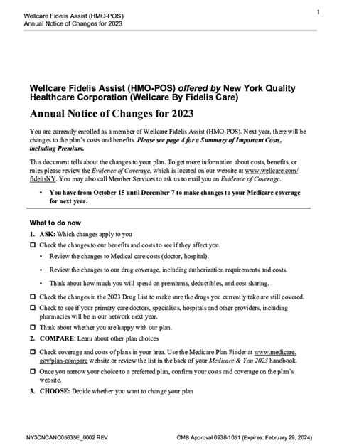 Fillable Online Summary Of Benefitswellcare Fidelis Assist Plan 002 Fax Email Print Pdffiller