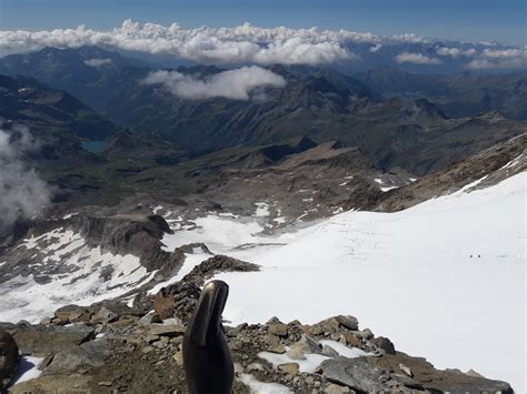 Giordani Punta Via Normale Da Indren Alpinismo Escursione In Alta