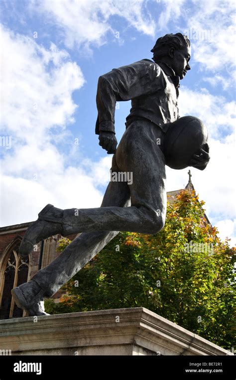 Statue Of William Webb Ellis Rugby School Rugby Warwickshire