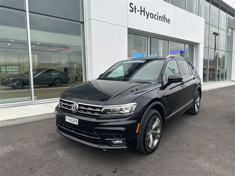 Volkswagen Tiguan Highline R Line Navigation Toit Panoramique 2018 127 748 Km Noir Neuf 22494