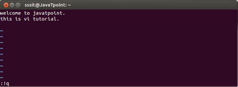 Vi Editor With Commands In Linuxunix Tutorial Javatpoint