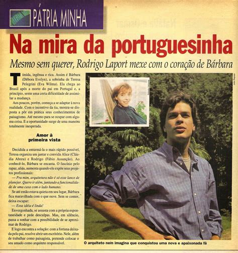 revista amiga novelas PÁTRIA MINHA REDE GLOBO 1994