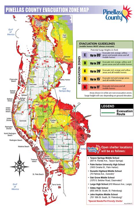 Level A Evacuation Underway Shelters To Open At Noon Pinellas County Emergency Management