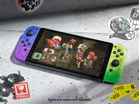 Nintendo Switch Oled Model Console Splatoon Special Edition