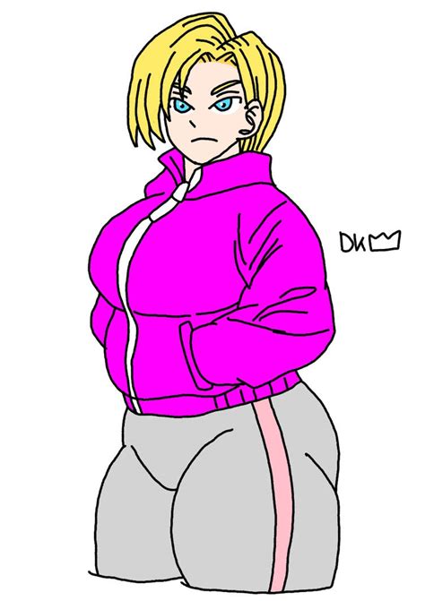 Android 18 Super Hero Verison 2023 Flat Color By Xmen1000 On Deviantart