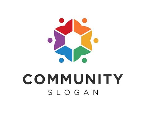 Premium Vector Community Logo Design