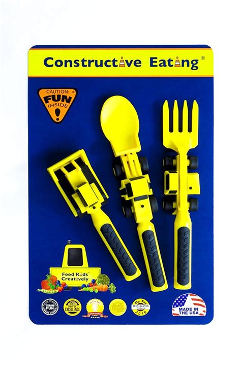 Constructive Eating Set Of Construction Utensils Baby