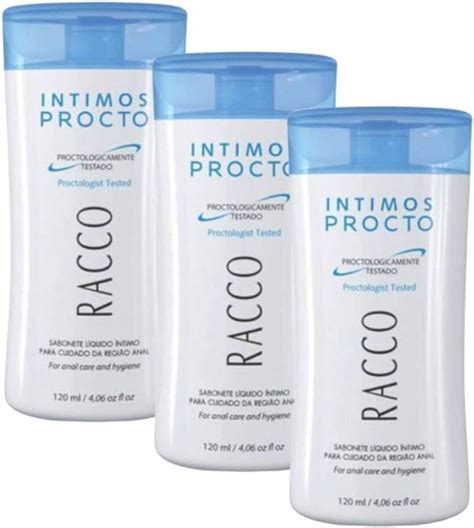 Sabonete Líquido Íntimo Procto Racco 120 Ml Kit Com 03 Br