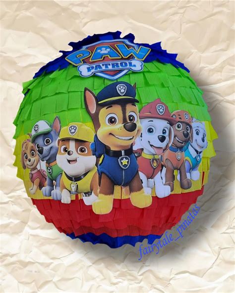 Pinata Paw patrol | Paw patrol, Piñata ideas, Paw patrol party