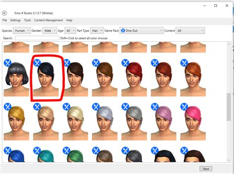 Sims 4 Base Game Hair Recolor