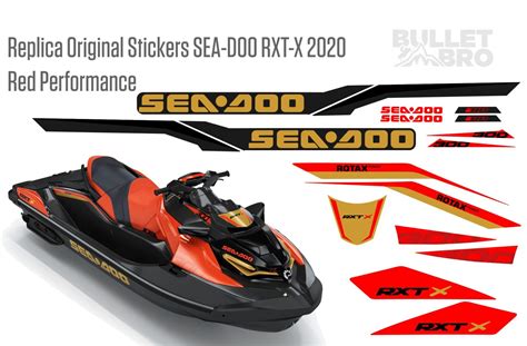 Buy Factory Stickers Replica Original Stickers Sea Doo Rxt X Rs 2020 Red Performance Bulletbro