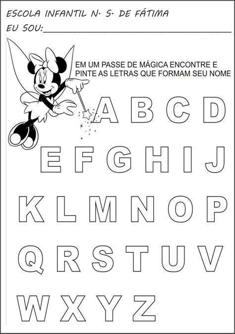 Atividades Para Trabalhar O Nome A Arte De Ensinar E Aprender