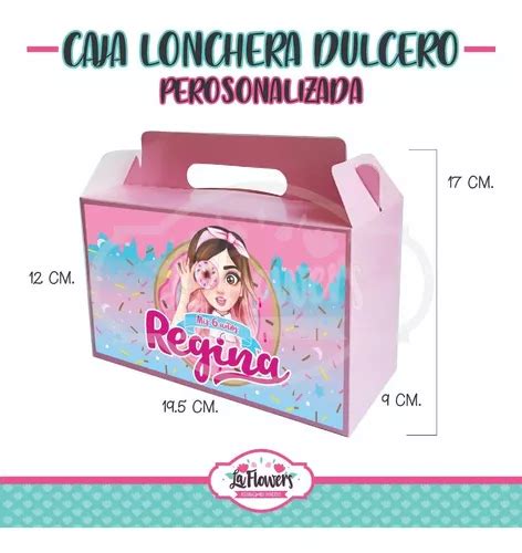 Cajas Lonchera Dulcero Personalizada Mis Pastelitos En Venta En