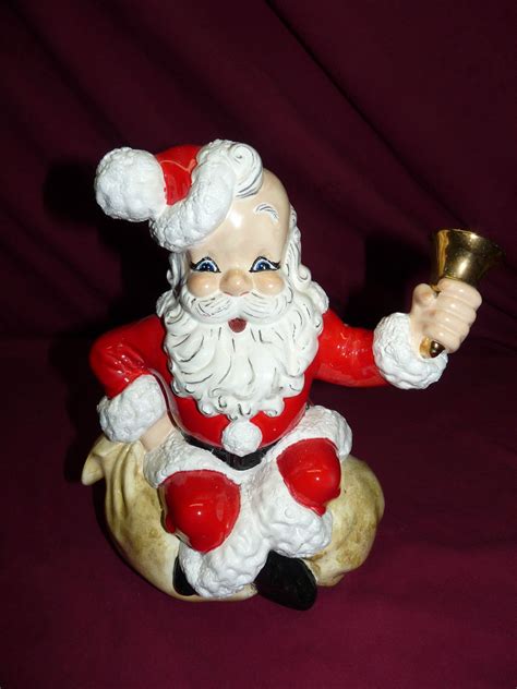 Vintage Atlantic Mold Santa Ceramic Display Figurine Sold