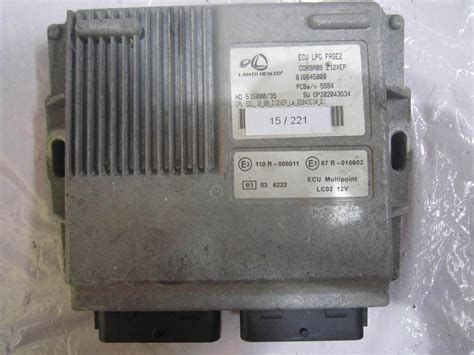 15 221 Centralina Gas Gpl Landi Renzo 616645000 ECU LPG FASE2