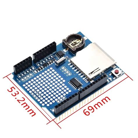 Data Logger Module Logging Recorder Shield V For Arduino Uno Sd Card