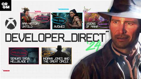 Le XBOX Dev Direct 24 commenté avec Cassim de Frandroid Indiana Jones