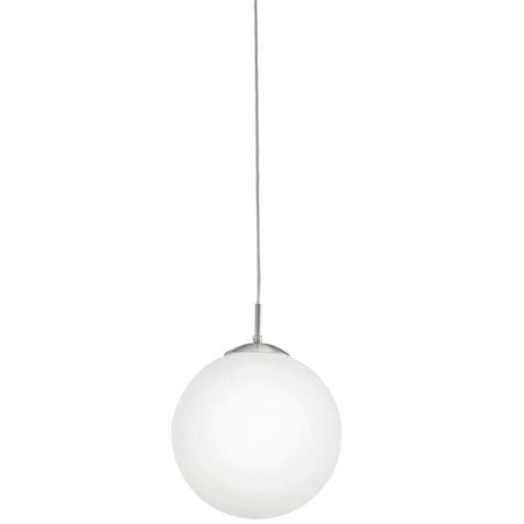 Eglo Rondo 2 Collection 12 In W Satin Nickel Tunable Integrated Led Pendant Light With Round