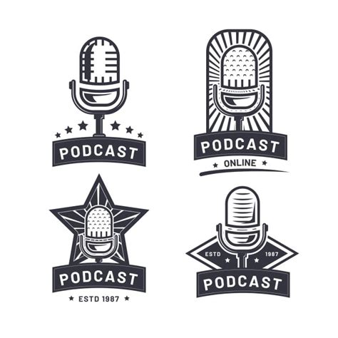 Plantillas Gratuitas De Logo De Podcasts I Wepik